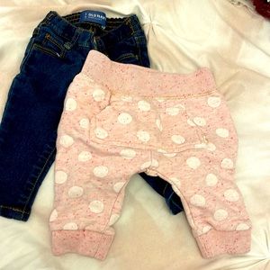Girls 0-3 Pants bundle